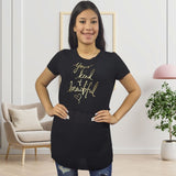 Polera Vero Moda Negro Style NOD H S/S TOP(CR)