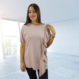 Blusa Vero Moda Rosa Vieja Style KEENE S/S JERSEY TOP CL8(HOMEWEAR)