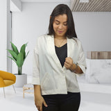Blazer Vero Moda Blanco Style PURSU 3/4 BLAZER(MP)
