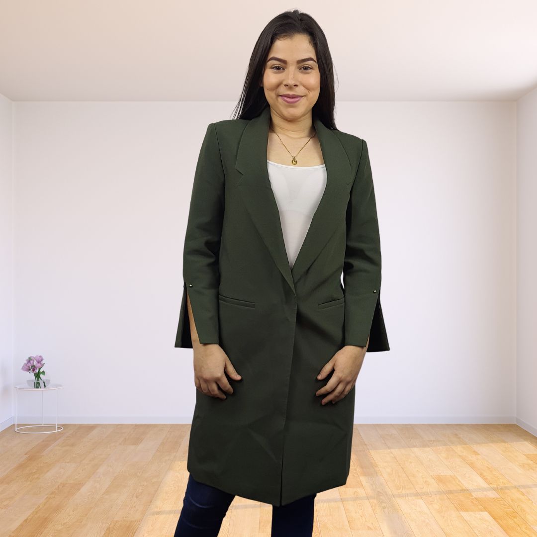 Blazer Vero Moda Verde Style CAROLA L/S BLAZER(EL)