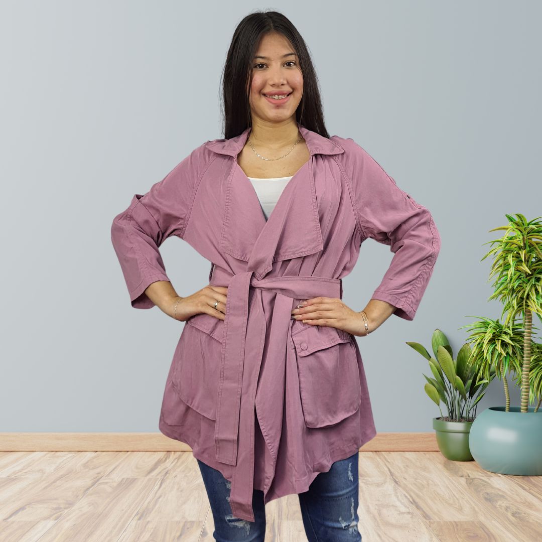 Blazer Vero Moda Rosa Vieja Style GEMMA 3/4 JACKET(MM)