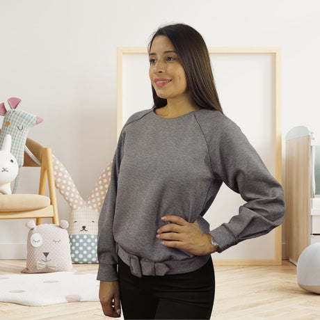 Blusa Vero moda Gris Style KENNY L/S TOP(PM-CT-2)