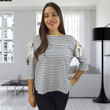 Polera Vero Blanco Style Moda STREAM 3/4 TOP(SL