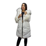 Parka Vero Moda Blanco Style VISIONARY 3/4 DOWN COAT(COUTUREMADE)