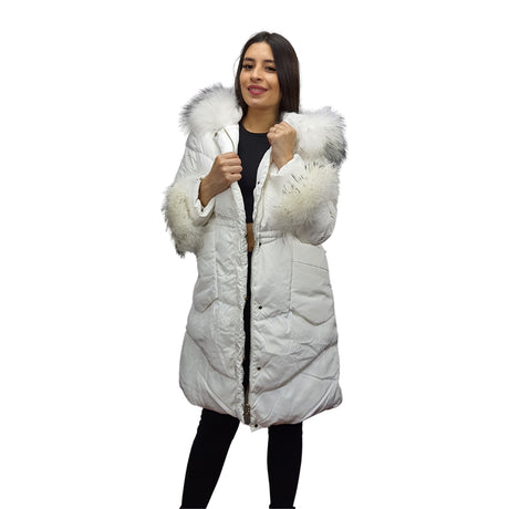 Parka Vero Moda Blanco Style VISIONARY 3/4 DOWN COAT(COUTUREMADE)
