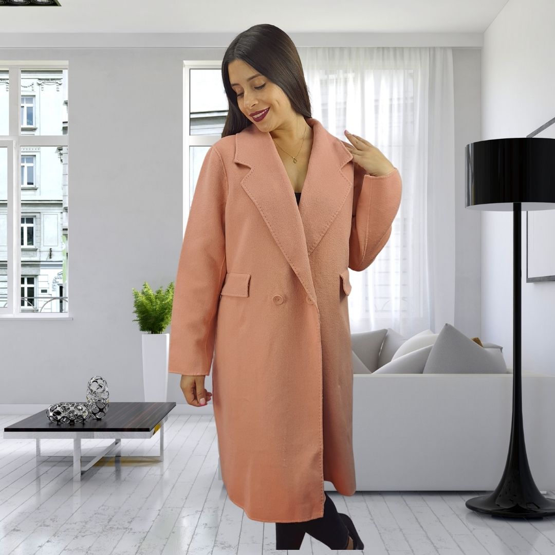 Tapado Vero Moda Rosa Vieja Style JOSIE DF L/S WOOL COAT(VMC-DR)