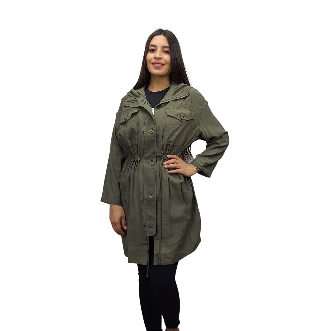 Chaqueta Vero Moda Verde Style HORS L/S COAT(NR)