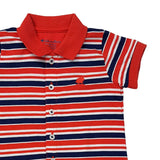 Enterito Babycottons C/Polo Joseph Hawai Ray MC Rojo