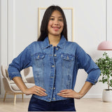 Chaqueta Vero Moda Azul Style SPROUT DONA 3/4 DENIM JKT(NL)