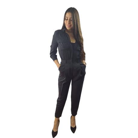 Entero Vero Moda Negro Style METES SWISS 9/10 CATSUIT(PM-EC-3)