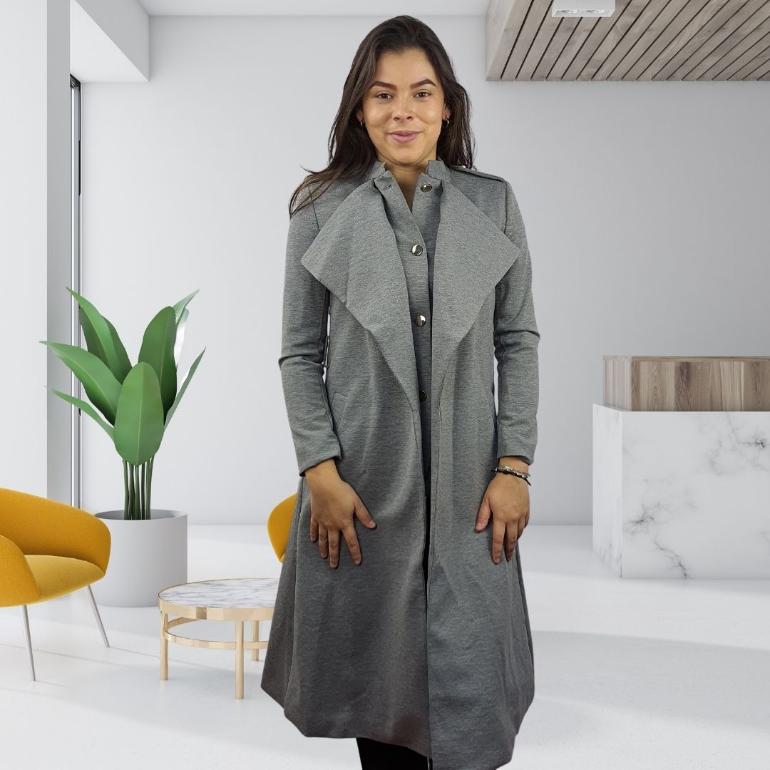 BLazer Vero Moda Gris Style PRIMA L/S COAT(BN-ET-2)