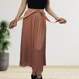 Falda Vero Moda Rosa Vieja Style PETALO LONG SKIRT(VMC-NR)