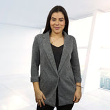 Blazer Vero Moda Gris Style BERNICE 3/4 BLAZER(NL)