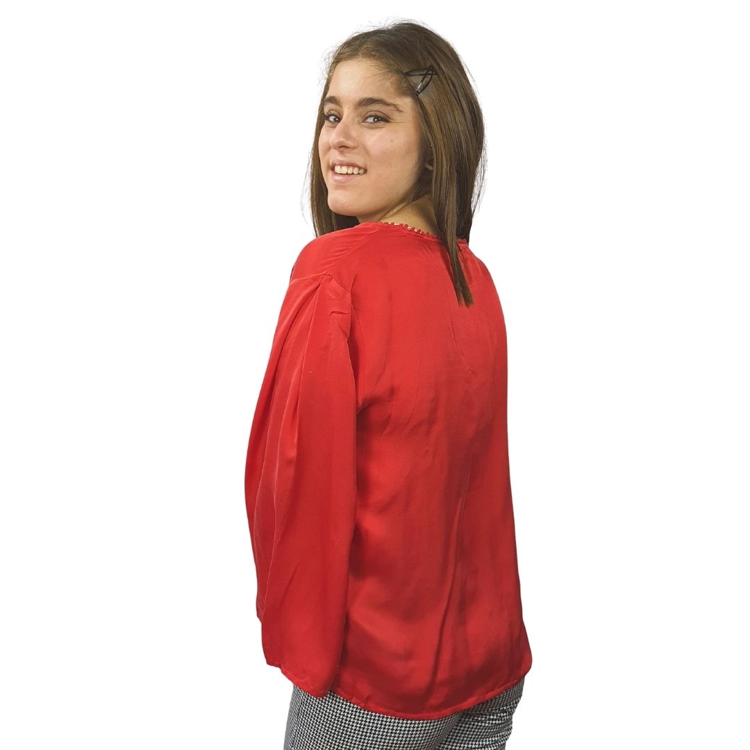 Blusa Rapsodia Kruger Rojo