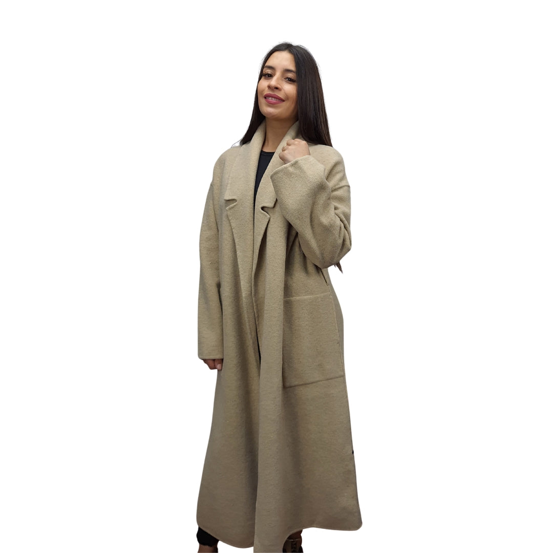 Tapado Vero Moda Beige Style DESK DF L/S WOOL COAT(VMC-LL)