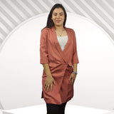 Blazer Vero Moda Rosa  Style LOLITA SOLID 3/4 BLAZER(VMC-NE-EC-3)