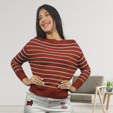 Sweater Vero Moda Marron Style ANNA L/S KNIT(UM)