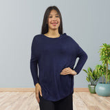 Sweater Vero Moda Azul Oscuro Style MIKA L/S KNIT(PM-EC-1)