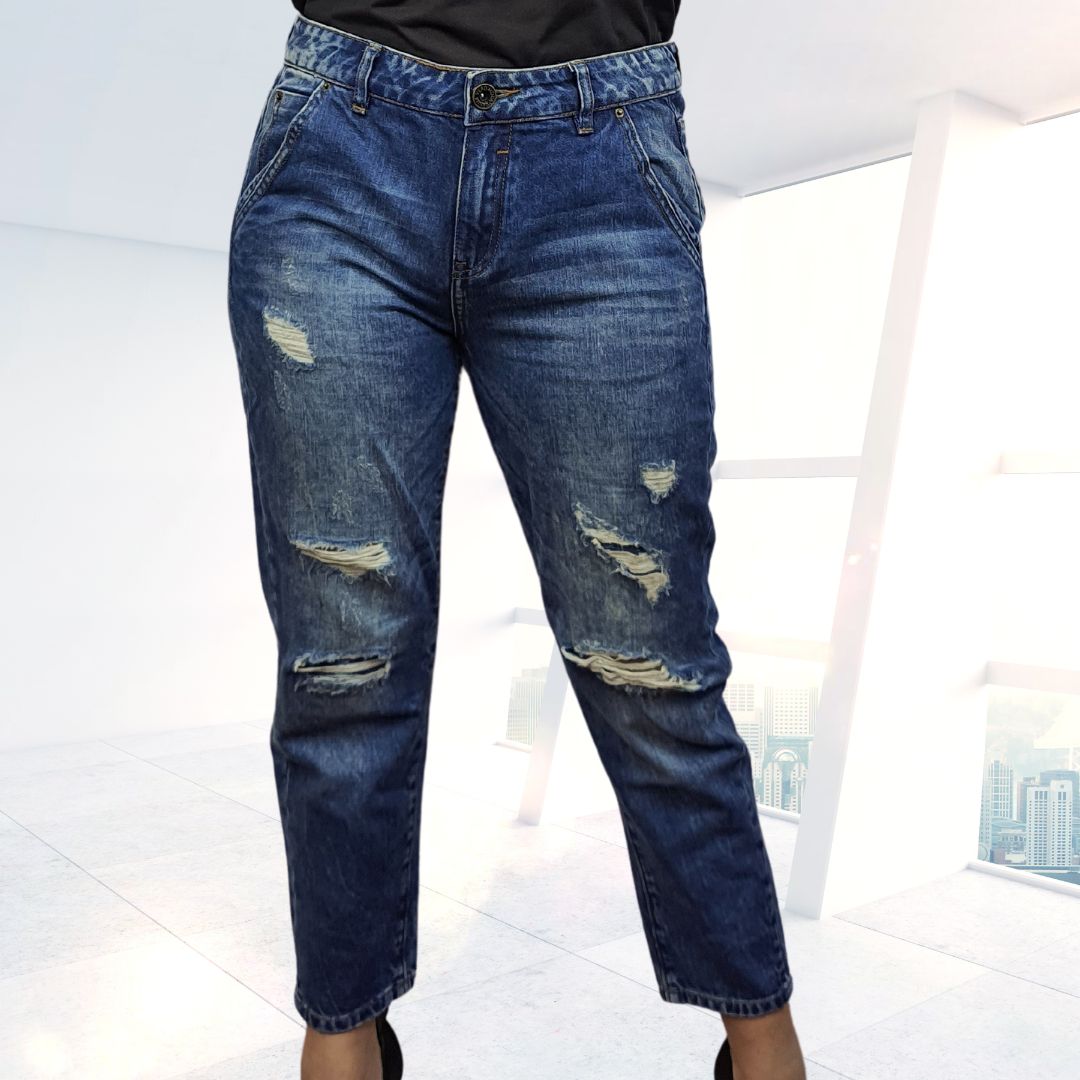 Jeans Vero Moda Azul Style MILES 9/10 BOYFRIEND JEANS(CR)