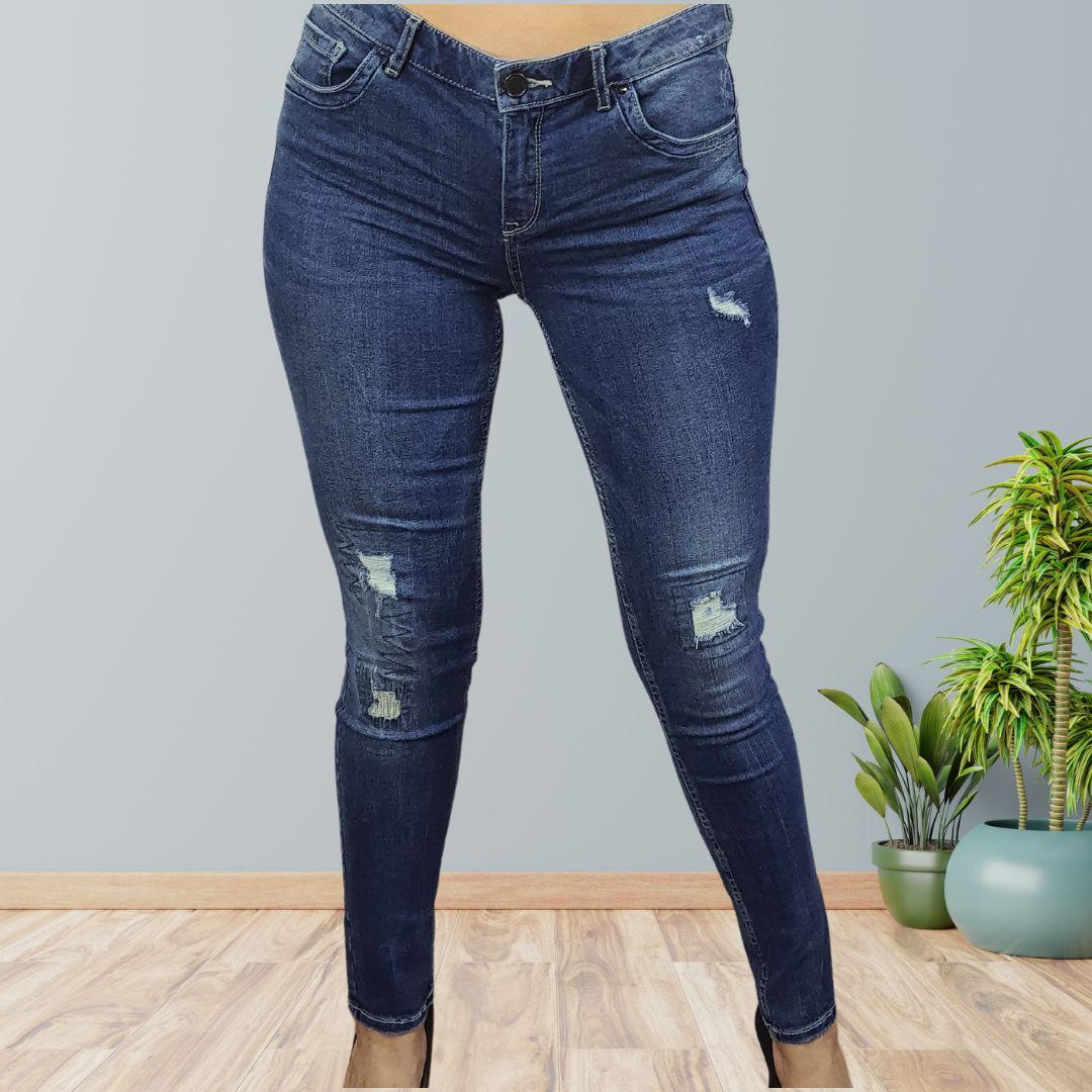 Jeans Vero Moda Azul Style NATIVE ADMIT X-SLIM JEANS(UM)