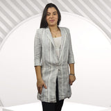 Blazer Vero Moda Gris Claro Style HECATE 3/4 BLAZER(VMC-NE-EC-3)