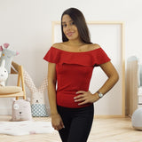 Blusa Vero Moda Rojo Style OLIVE S/S TOP(HH)