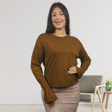 Sweater Vero Moda Marron Style TEDDY L/S KNIT(BJ)