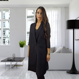 Blazer Vero Moda Negro  Style URIAH 3/4 BLAZER(TP)