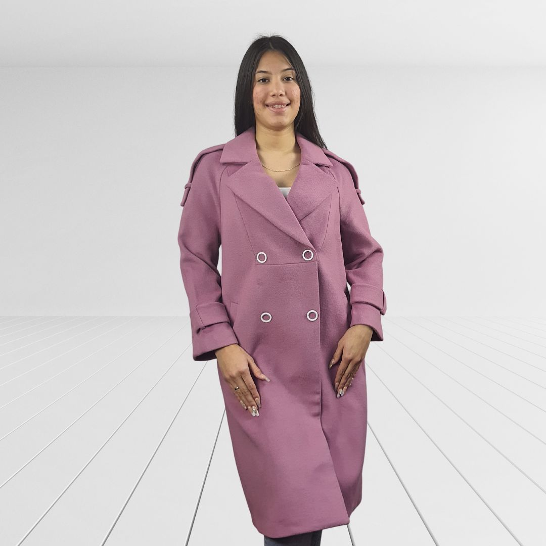 Blazer Vero Moda Rosa Vieja Style OH L/S WOOL COAT(MM)