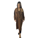 Blazer Vero Moda Marron  Style MARA SOLID L/S COAT(VMC-NC)