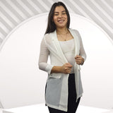 Blazer Vero Moda Blanco  Style DELI 3/4 BLAZER(MP)