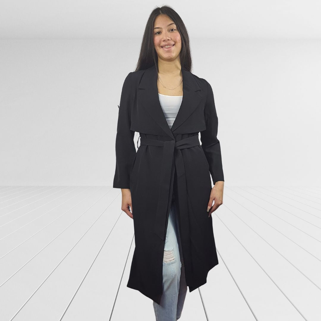 Blazer Vero Moda Negro Style RITA L/S COAT(VMC-MM)