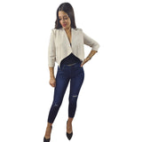 Blazer Vero Moda Crema Style COMOS 3/4 BLAZER(VMC-HH)