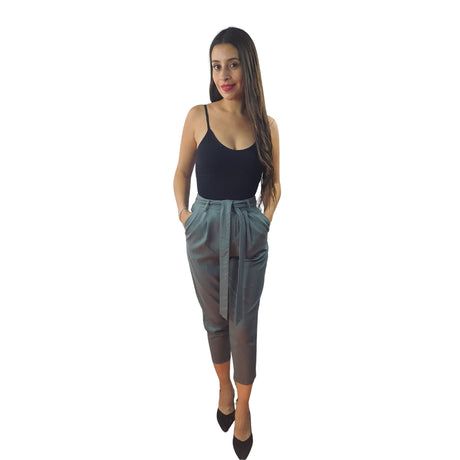 Pantalon Vero Moda Verde Style KAREN 7/8 SLIM CARROT PANTS(TP)