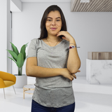 Polera Vero Moda Gris  Style EC BASIC S/S TOP(NE)