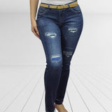 Jeans Vero Moda Azul Style ELVA SLIM JEANS(BT)