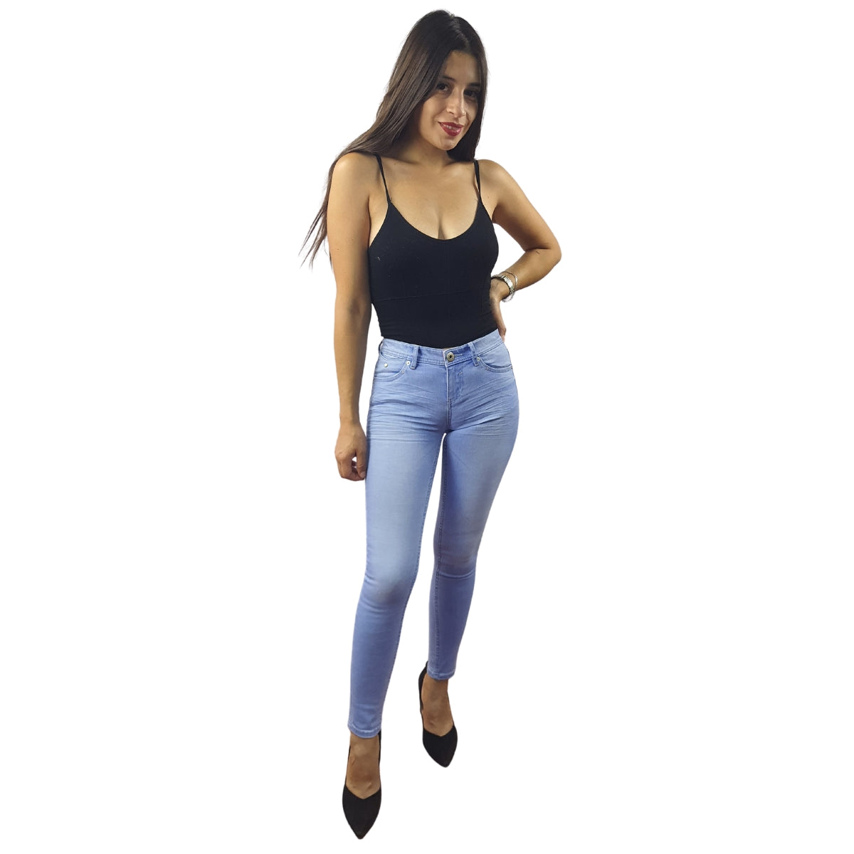 Jeans Vero Moda Azul Claro Style LILY X-SLIM JEANS(BN-EC-1)