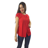 Blusa Vero Moda Rojo Style SALOME S/L SHIRT(VMC-NN)