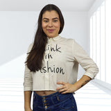 Blusa Vero Moda Beige Style LAYZ ALEX 3/4 SHIRT(MW-CT-3)