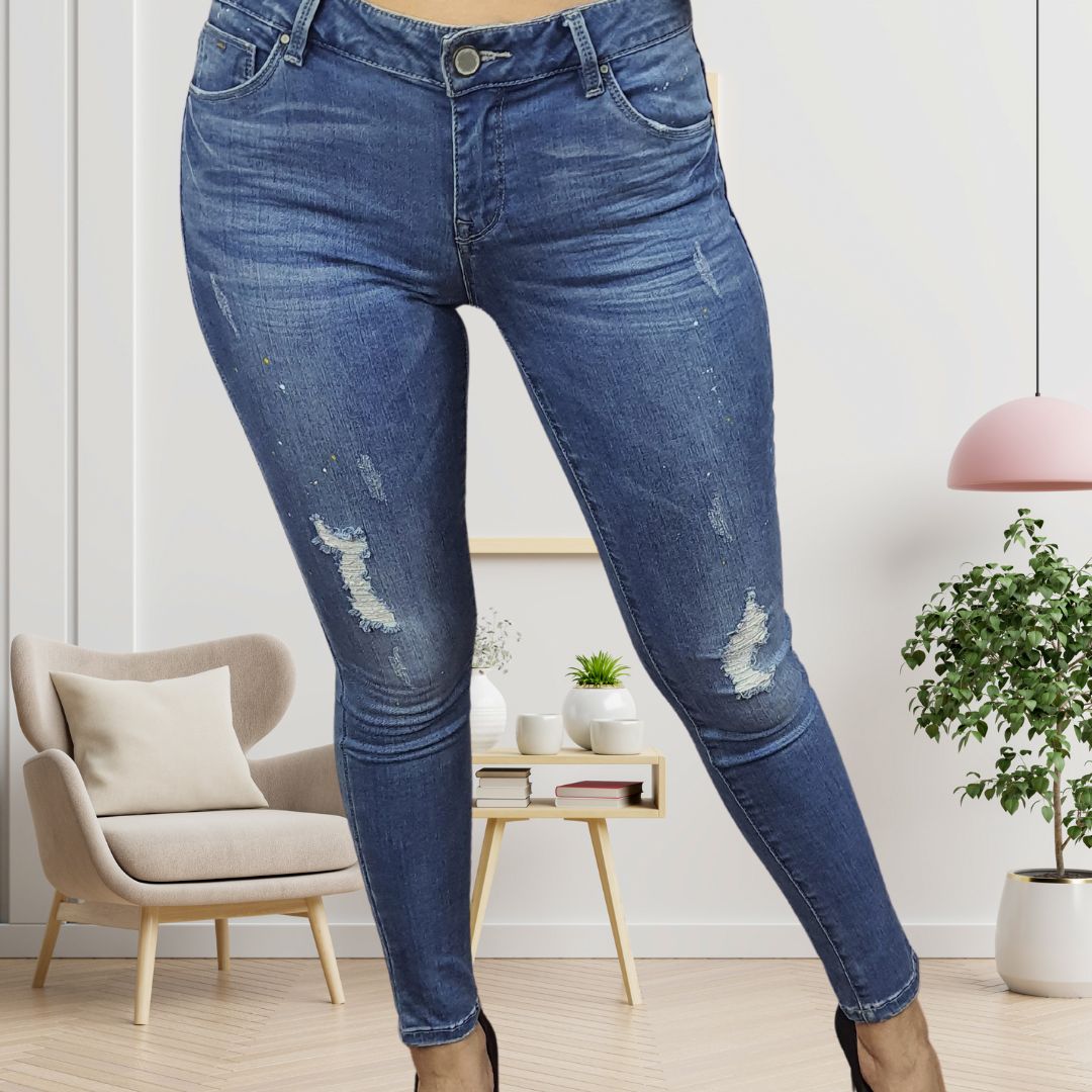 Jeans Vero Moda Azul Style GEAR X-SLIM JEANS(BT)