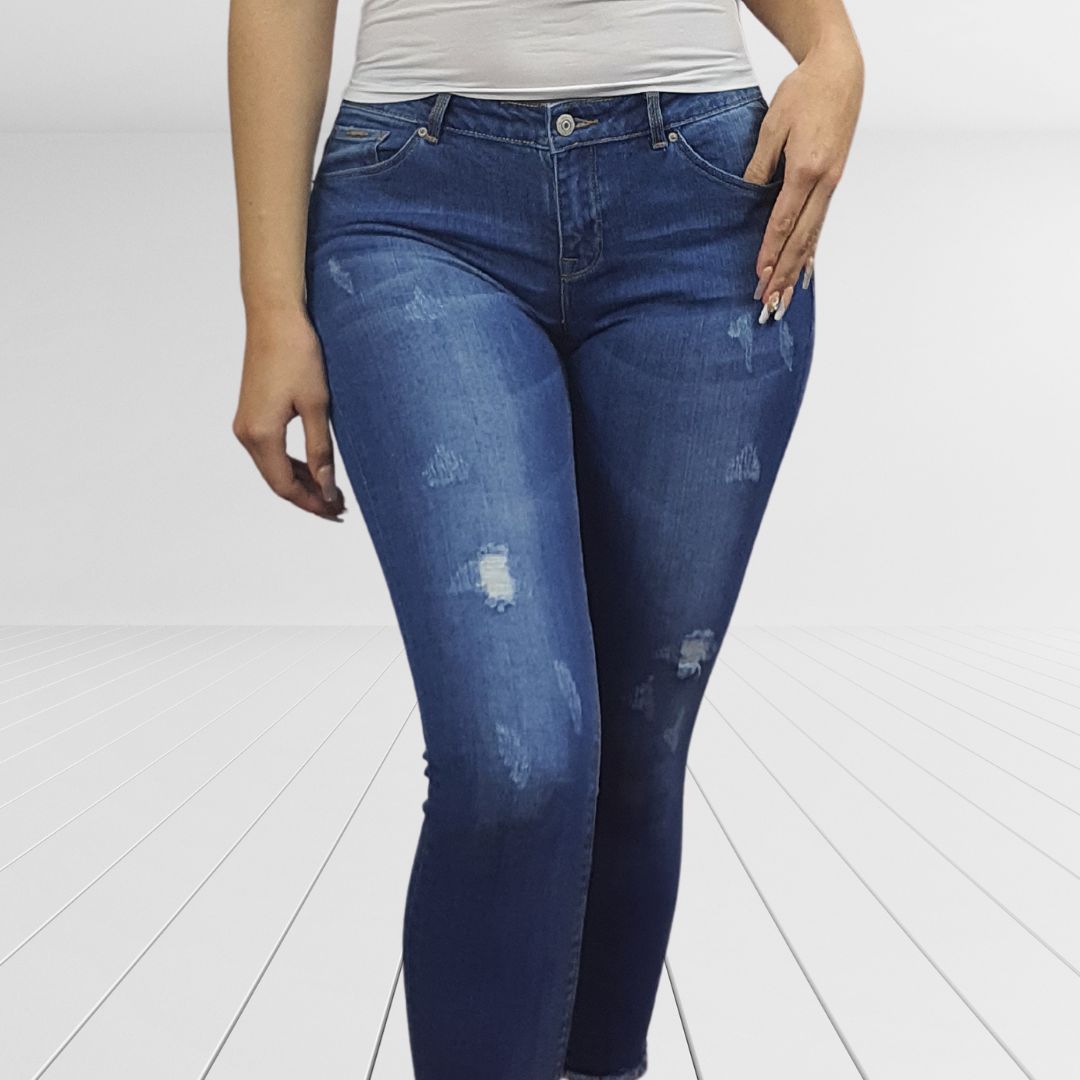 Jeans Vero Moda Azul Claro Style DOLEY SMART 7/8 X-SLIM JEANS(HH)