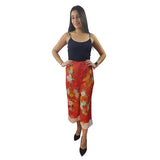 Pantalon Vero Moda Naranja Style GUISELLE 7/8 STRAIGHT PANTS(VMC-NN)