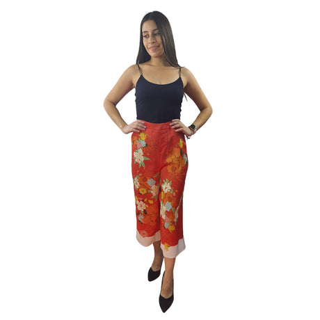 Pantalon Vero Moda Naranja Style GUISELLE 7/8 STRAIGHT PANTS(VMC-NN)