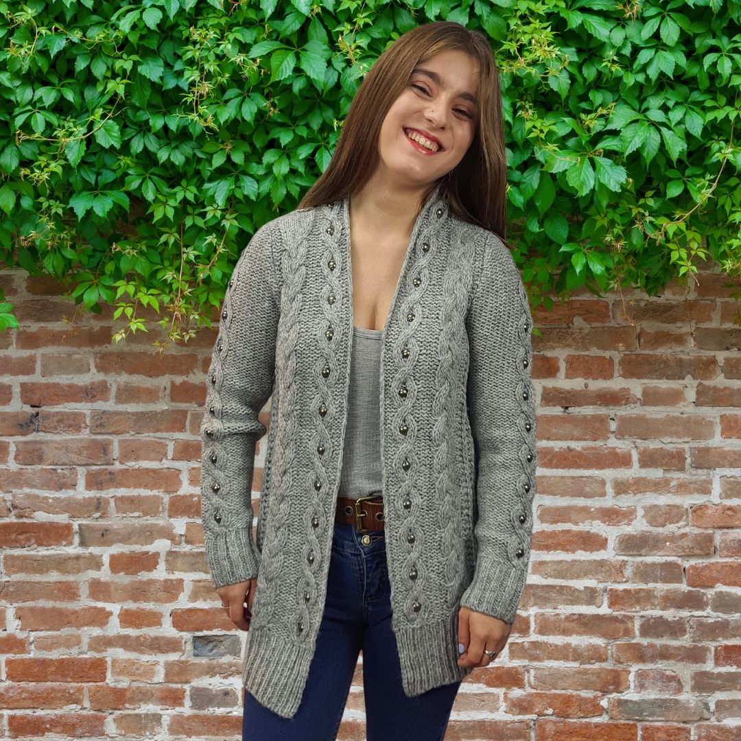 Sweater Rapsodia Soria Gris