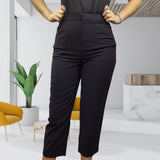 Pantalon Vero Moda Negro Style DAISY 7/8 SLIM CARROT PANTS(VMC-NE-ET-2)