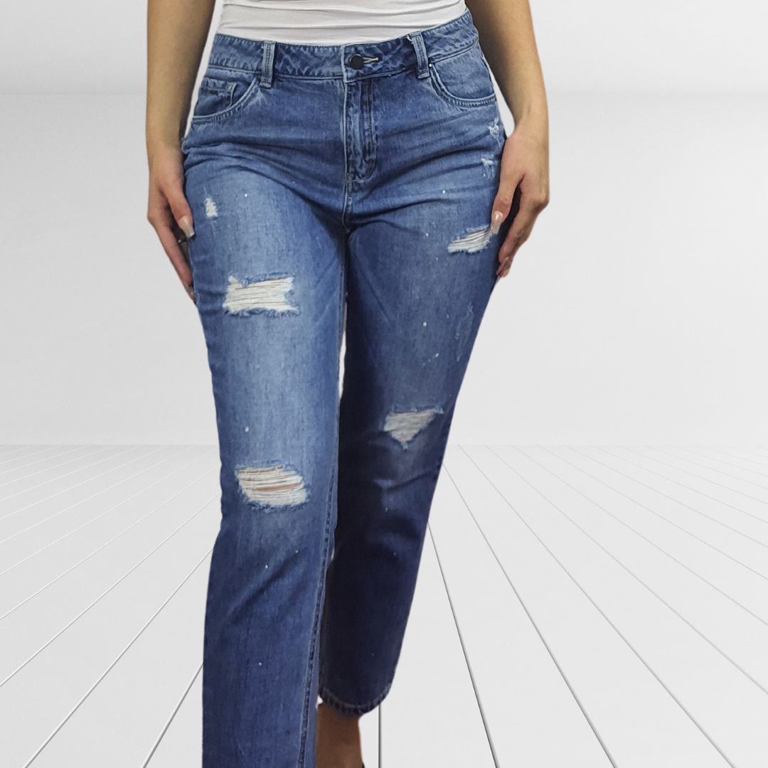 Jeans Vero Moda Azul Claro Style EYE 9/10 BOYFRIEND JEANS(MM)