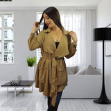 Tapado Vero moda Marron Style CHOICE WHENEVER L/S COAT-OR