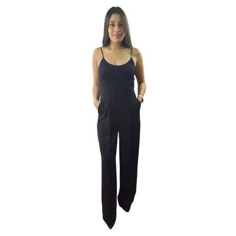 Pantalon Vero Moda Negro Style KELLY WIDE PANTS(VMC-MM)