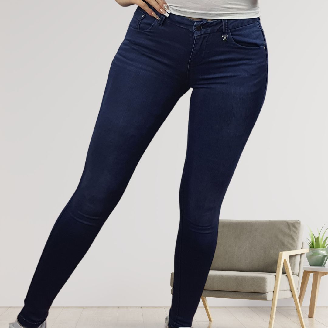 Jeans Vero Moda Azul Oscuro Style SIGNAL X-SLIM JEANS(MW-EC-1)