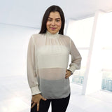 Blusa Vero Moda Blanco Style LAUDER 3/4 WOVEN TOP SET(VMC-RN)